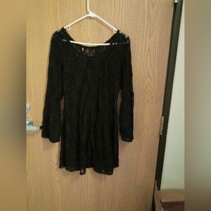 UNBRANDED women's black lace dress size 18 no tags
